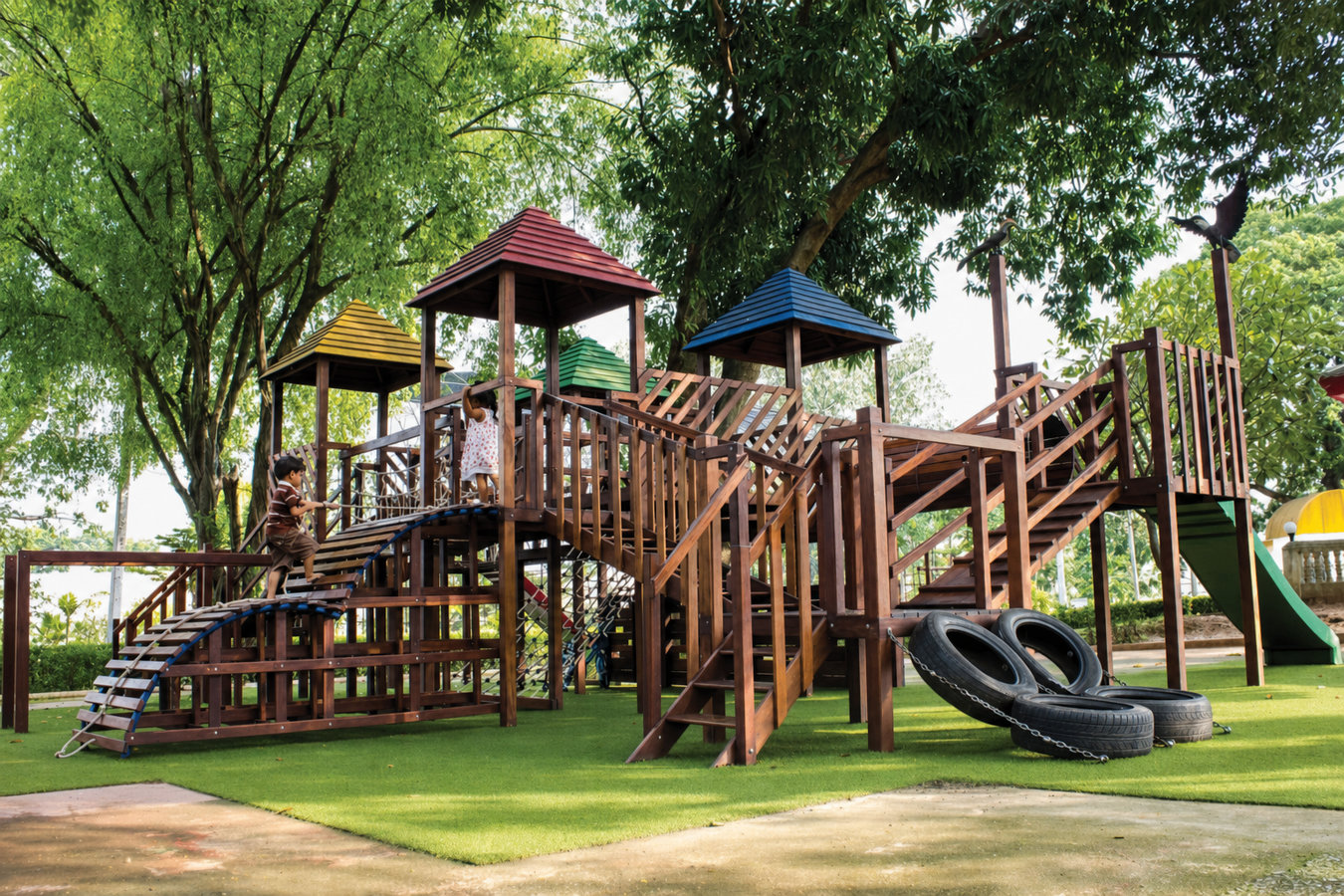 Turf for playgrounds in Baldwin Park, CA